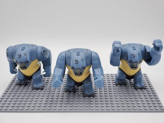 Lord the Rings Cave Trolls Minifigures Set 3pcs (9cm Maxifigures) - Image 2