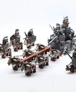 Lord the Rings Dain II Ironfoot Iron Hill Dwarves Chariot Minifigure Building Set
