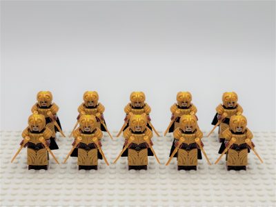 Lord the Rings Galadhrim Elves Dual Wield Minifigure Set 10pcs