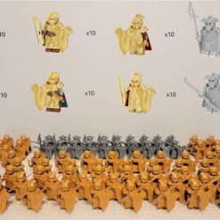 Lord the Rings Galadrhim and Mirkwood Elves Minifigure Set 80pcs