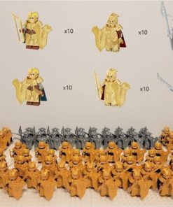 Lord the Rings Galadrhim and Mirkwood Elves Minifigure Set 80pcs