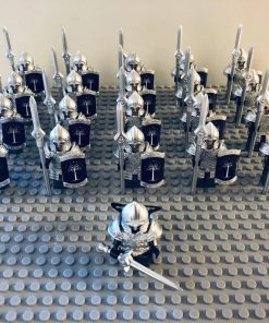 Lord the Rings Gondor Heavy Spears Minifigure Set 21pcs