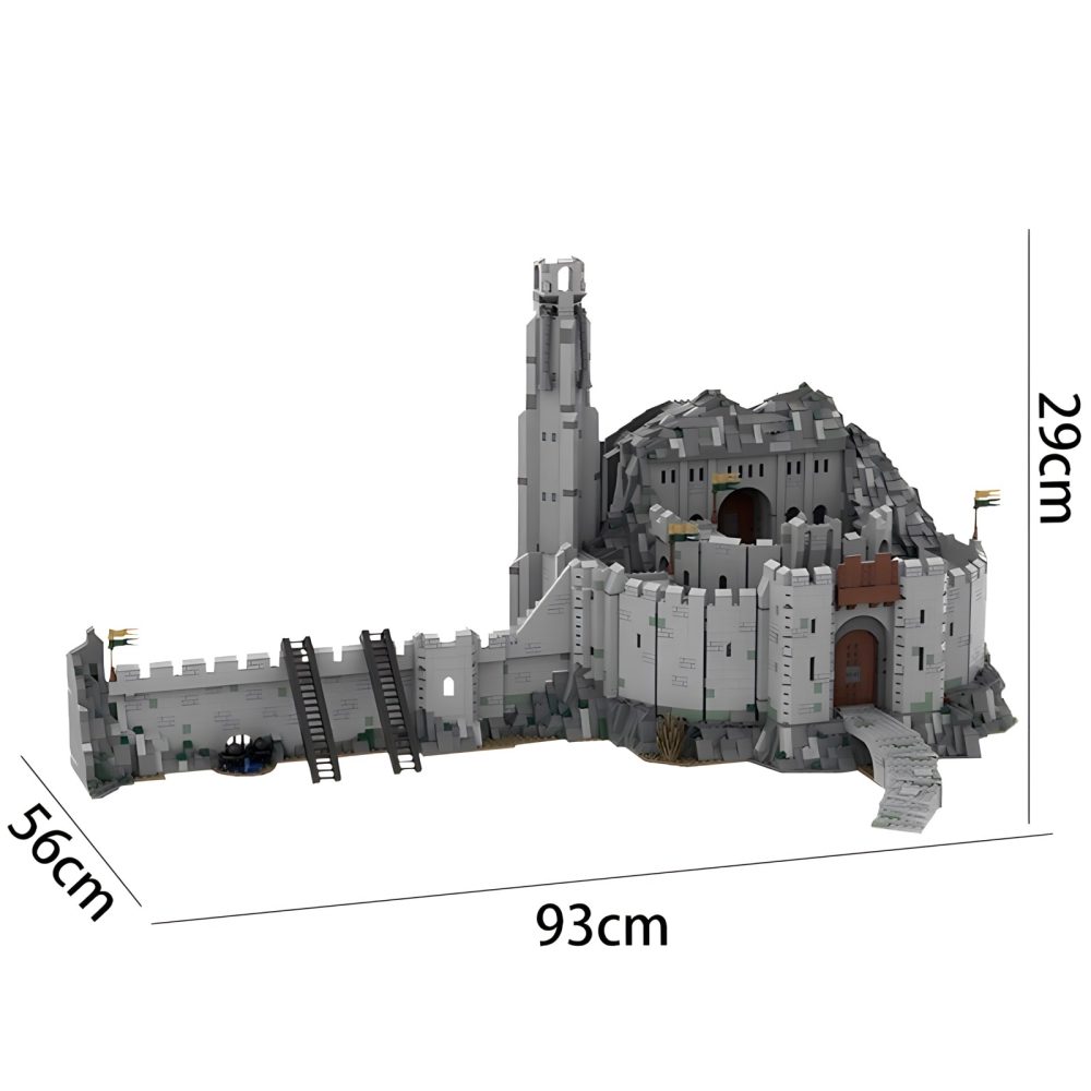 Lord the Rings Helms Deep MOC Building Set With 100 Minifigures - Image 8