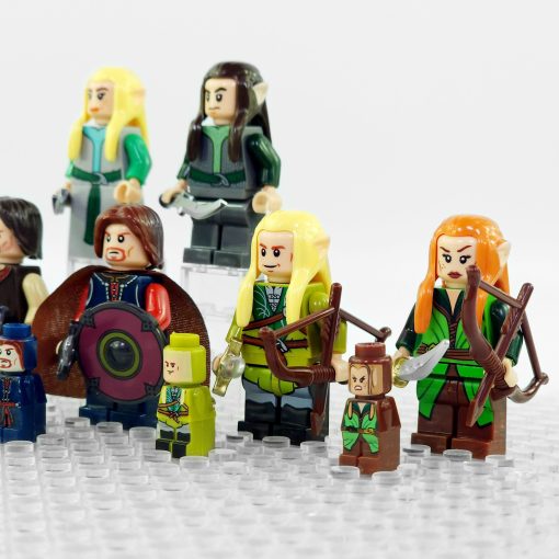 Lord the Rings High Elves and Men Minifigure Set 8pcs - Image 6
