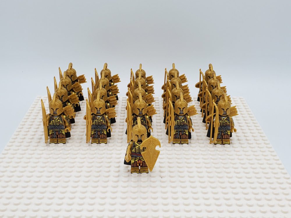 Lord the Rings High Elves Bows Minifigure Set 21pcs
