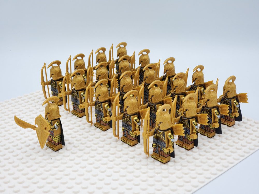 Lord the Rings High Elves Bows Minifigure Set 21pcs - Image 3
