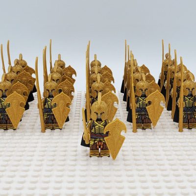 Lord the Rings High Elves Spears Minifigure Set 21pcs