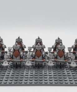 Lord the Rings Iron Hill Dwarves Axes Minifigure Set 10pcs
