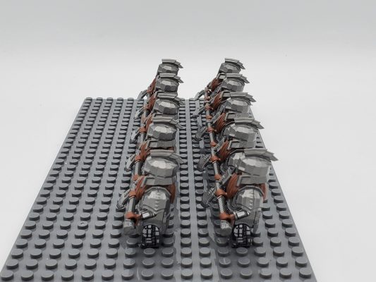 Lord the Rings Iron Hill Dwarves Axes Minifigure Set 10pcs - Image 4