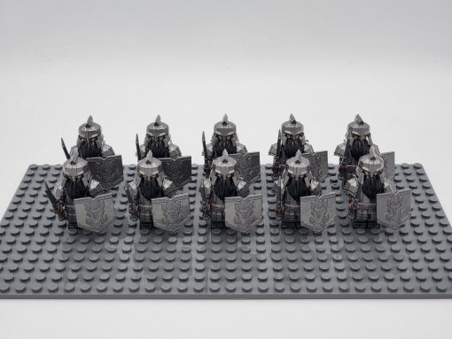Lord the Rings Iron Hill Dwarves Great Swords Minifigure Set 10pcs
