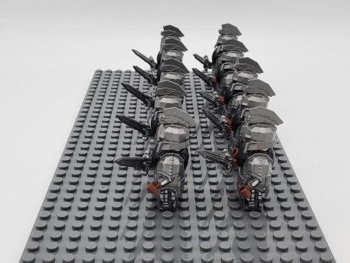 Lord the Rings Iron Hill Dwarves Great Swords Minifigure Set 10pcs - Image 6