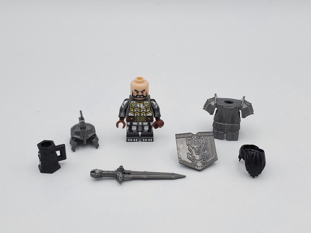 Lord the Rings Iron Hill Dwarves Great Swords Minifigure Set 10pcs - Image 7