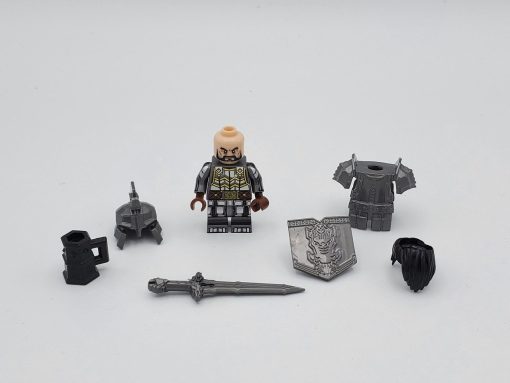 Lord the Rings Iron Hill Dwarves Great Swords Minifigure Set 10pcs - Image 7