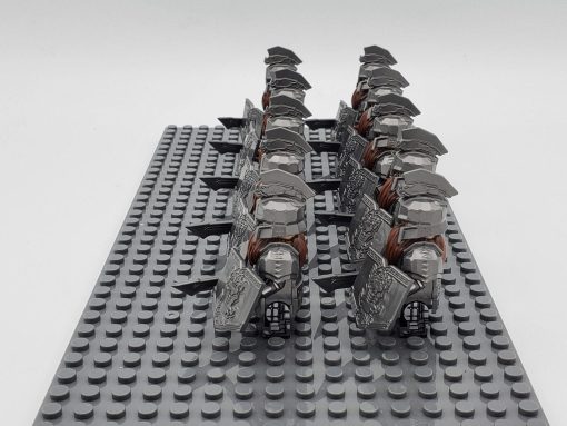 Lord the Rings Iron Hill Dwarves Long Swords Minifigure Set 10pcs - Image 4