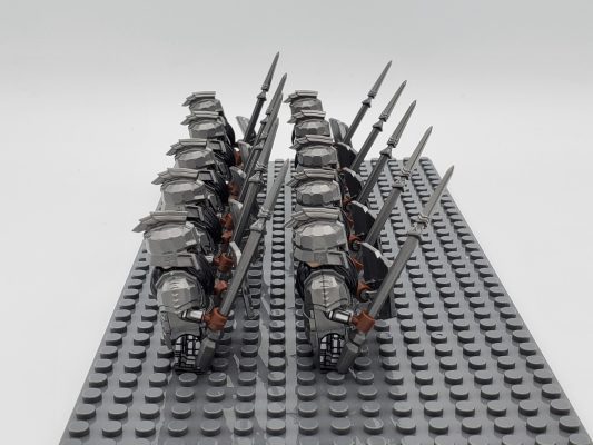 Lord the Rings Iron Hill Dwarves Spears Minifigure Set 10pcs - Image 5