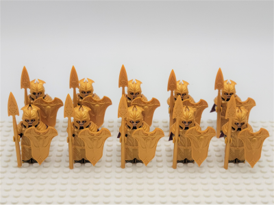 Lord the Rings Mirkwood Elves Spears Minifigure Set 10pcs