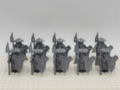 Lord the Rings Mirkwood Sentry Elves Spears Minifigure Set 10pcs