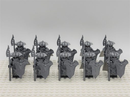 Lord the Rings Mirkwood Sentry Elves Spears Minifigure Set 10pcs