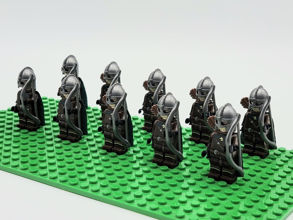 Lord the Rings Riders Rohan Archers Minifigure Set 10pcs - Image 3
