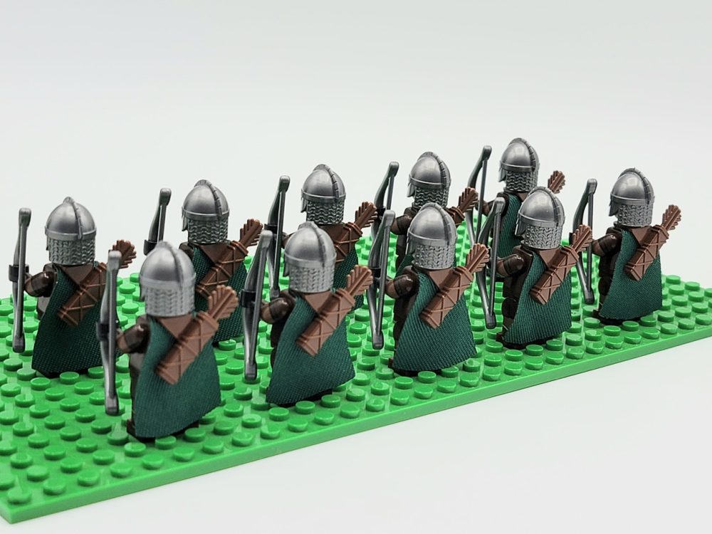 Lord the Rings Riders Rohan Archers Minifigure Set 10pcs - Image 4