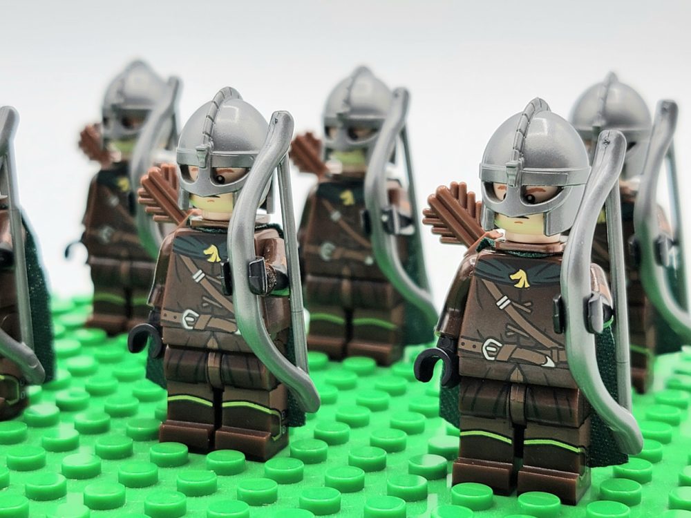 Lord the Rings Riders Rohan Archers Minifigure Set 10pcs - Image 8