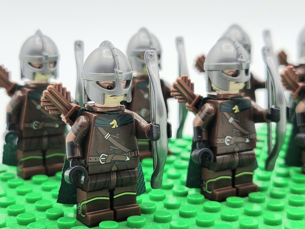 Lord the Rings Riders Rohan Archers Minifigure Set 10pcs - Image 7