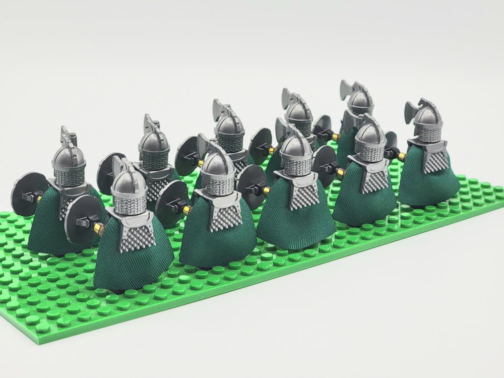 Lord the Rings Riders Rohan Axes Minifigure Set 10pcs - Image 6