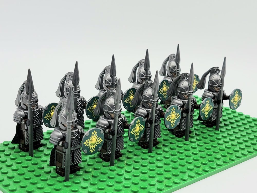 Lord the Rings Riders Rohan Lances Minifigure Set 10pcs - Image 2