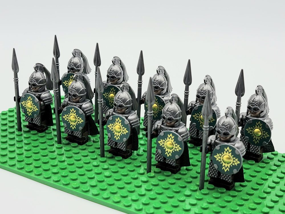 Lord the Rings Riders Rohan Lances Minifigure Set 10pcs - Image 3