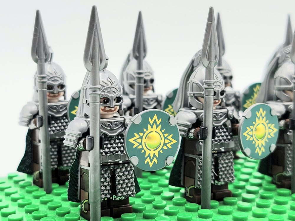 Lord the Rings Riders Rohan Lances Minifigure Set 10pcs - Image 7