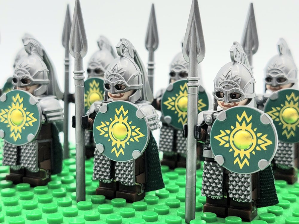 Lord the Rings Riders Rohan Lances Minifigure Set 10pcs - Image 8