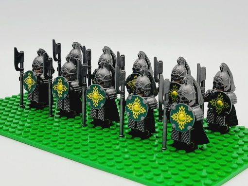 Lord the Rings Riders Rohan Long Axes Minifigure Set 10pcs - Image 3