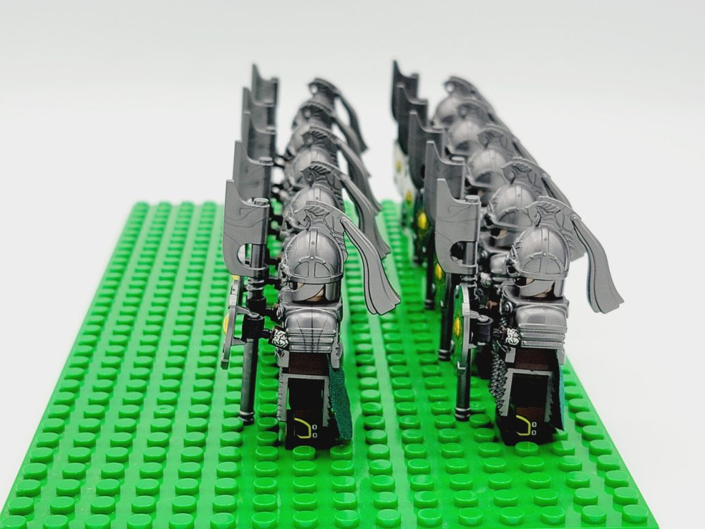 Lord the Rings Riders Rohan Long Axes Minifigure Set 10pcs - Image 4