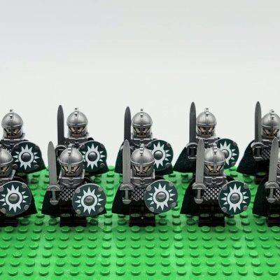 Lord the Rings Riders Rohan Long Swords Minifigure Set 10pcs