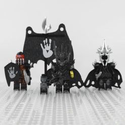 Lord the Rings Sauron Witch King Uruk-Hai Captain Minifigure Set