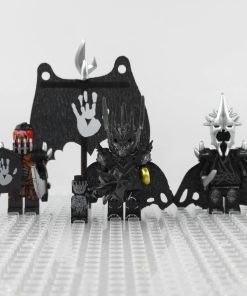 Lord the Rings Sauron Witch King Uruk-Hai Captain Minifigure Set