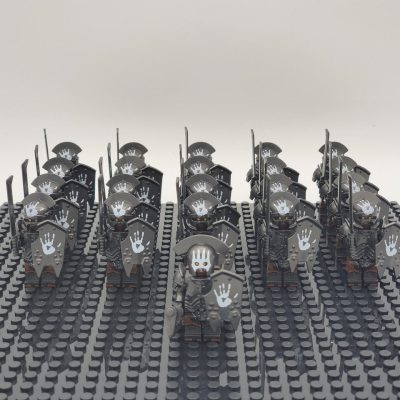 Lord the Rings Uruk-Hai Heavy Swords Minifigure Set 21pcs