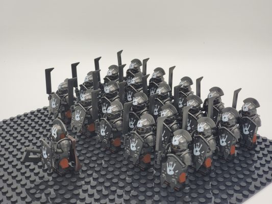 Lord the Rings Uruk-Hai Heavy Swords Minifigure Set 21pcs - Image 3