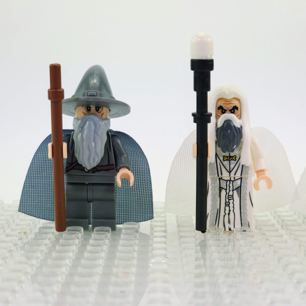 Lord the Rings Wizards Middle Earth Minifigure Set 4pcs - Image 6