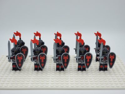 Red Dragon Knights Style 2 Minifigures Set of 10pcs
