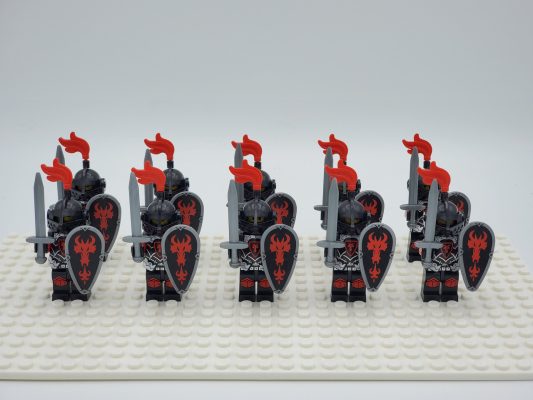 Red Dragon Knights Style 2 Minifigures Set of 10pcs