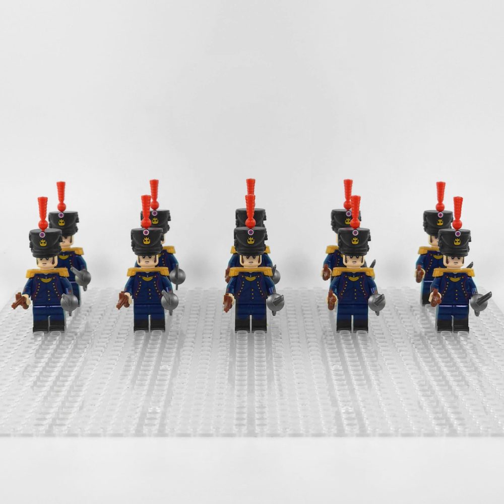 napoleonic-wars-french-artillery-officer-minifigure-set-of-10pcs-with-rifle-bayonet-sword