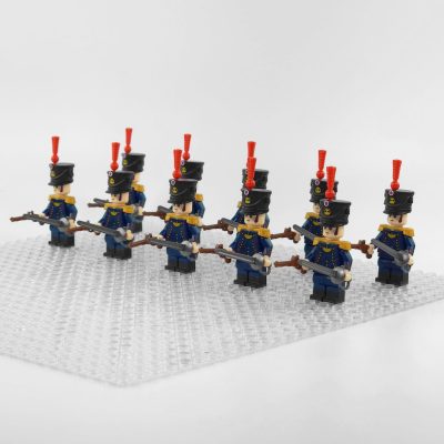 napoleonic-wars-french-artillery-officer-minifigure-set-of-10pcs-with-rifle-bayonet-sword