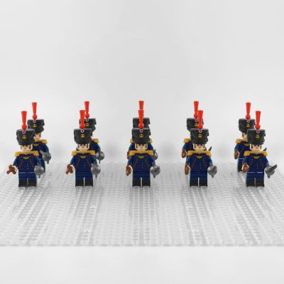 napoleonic-wars-french-artillery-officer-minifigure-set-of-10pcs-with-rifle-bayonet-sword