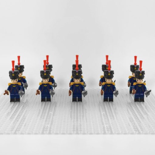 napoleonic-wars-french-artillery-officer-minifigure-set-of-10pcs-with-rifle-bayonet-sword