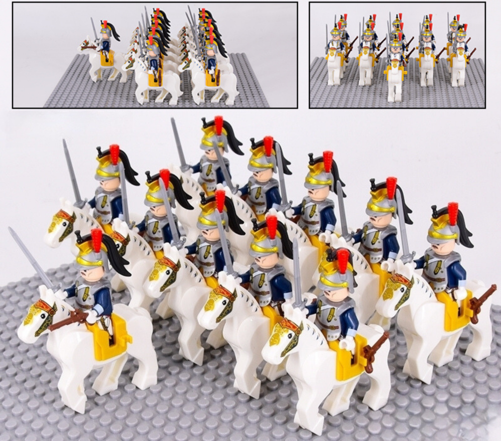 napoleonic-wars-french-cuirassier-cavalry-minifigure-set