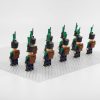 napoleonic-wars-hessian-light-infantry-minifigure-set-of-10pcs-with-rifles-bayonets