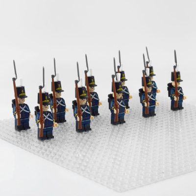 napoleonic-wars-portuguese-line-infantry-minifigure-set-of-10pcs-with-rifles-bayonets