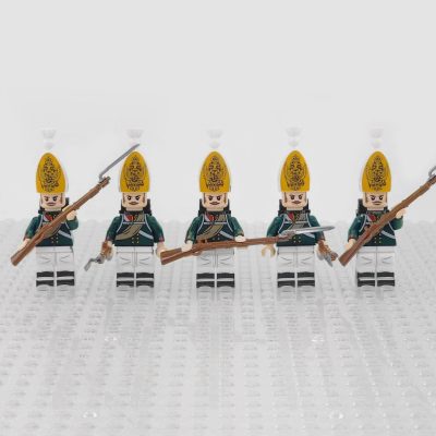 napoleonic-wars-russian-pavlov-granadier-bayonet-riflemen-minifigure-set-of-5pcs