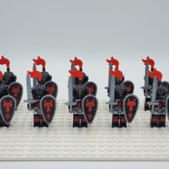 Red Dragon Knights Style 2 Minifigures Set of 10pcs